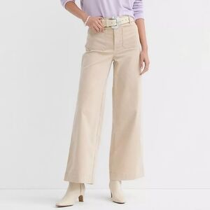LOFT Petite Palmer Wide Leg Pants in Almondine, Size 12 Petite